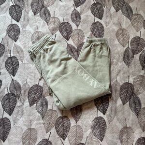 PLAYBOY Medium Sweatpants - Light Green